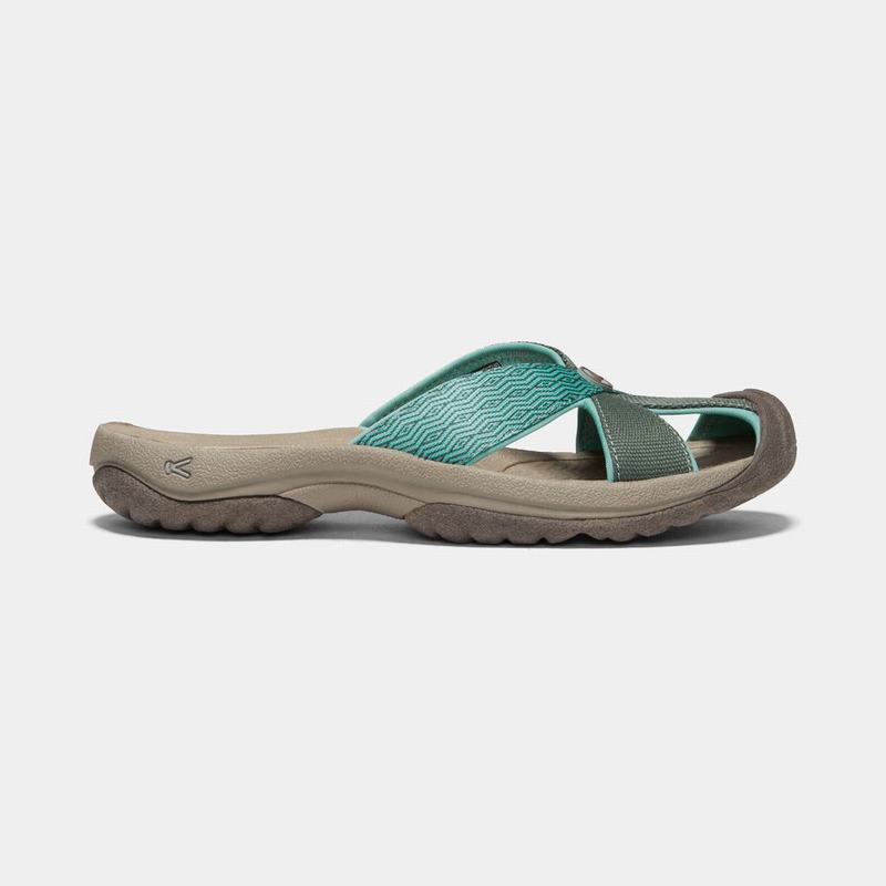 Keen Bali Beach Closed-toe Womens Sandals Green Sale (1569-LTGAZ)